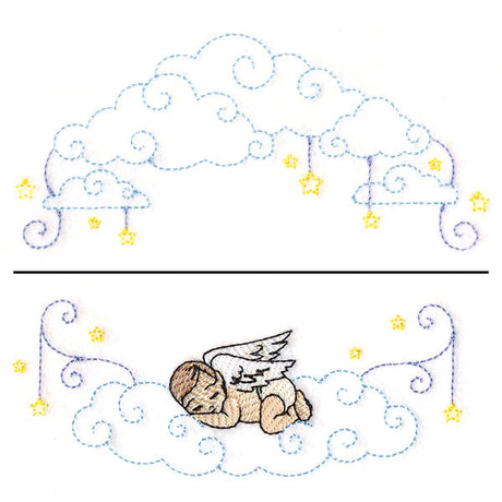 Sleepy Angel Wreath (Split)