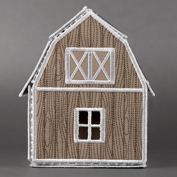 Classic Barn in 3D (In-the-Hoop)
