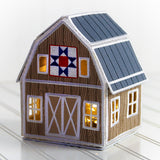 Classic Barn in 3D (In-the-Hoop)