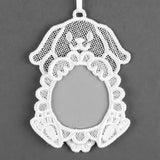 Easter Bunny Frame Ornament (Lace)