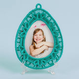 Easter Egg Frame Ornament (Lace)