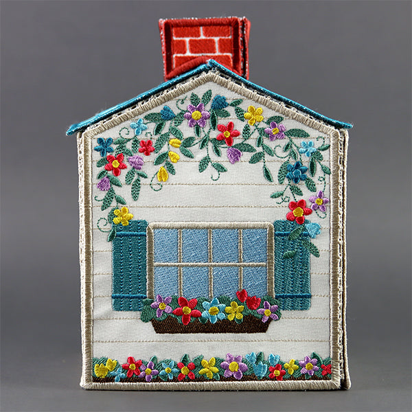 Cozy Cottage Tissue Box (In-the-Hoop)