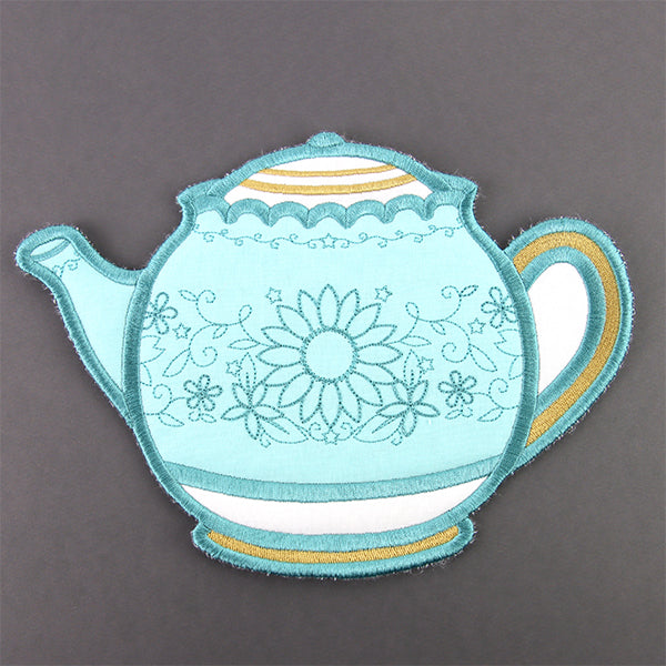 Timeless Teapot Trivet (In-the-Hoop)