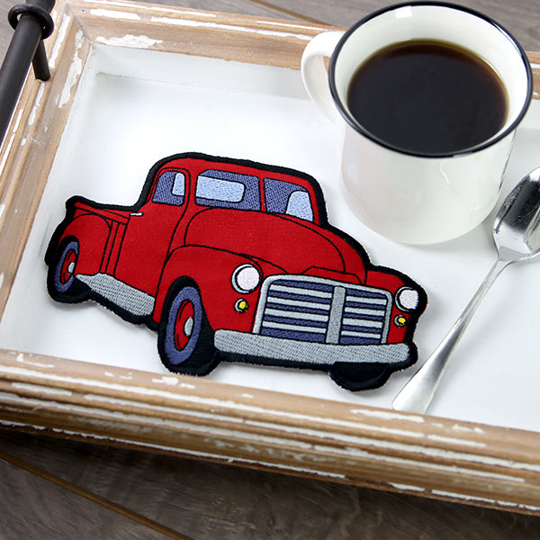 Timeless Retro Truck Trivet (In-the-Hoop)
