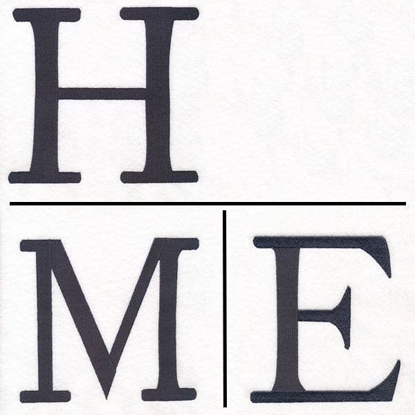 H-O-M-E Letters