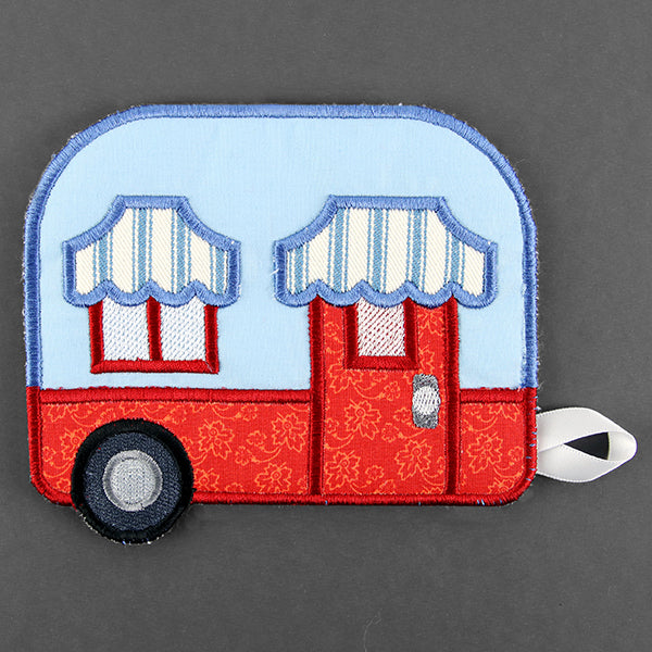 Retro Camper Trivet (In-the-Hoop)