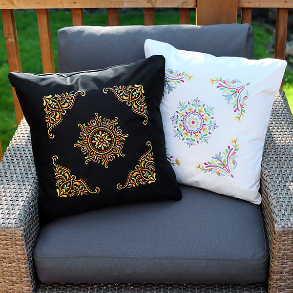 Sunburst Pillow Pair