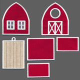 Charming Birdhouse Barn in 3D (In-the-Hoop)