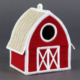 Charming Birdhouse Barn in 3D (In-the-Hoop)