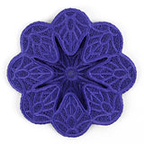 Summer Petals Wine Glass Coaster (Lace)