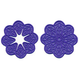 Summer Petals Wine Glass Coaster (Lace)