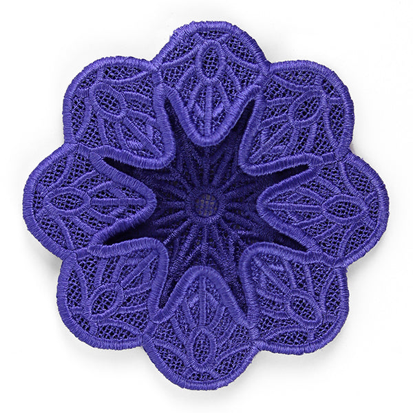 Summer Petals Wine Glass Coaster (Lace)