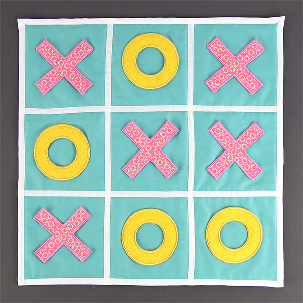 Tic Tac Toe X and O (In-the-Hoop)