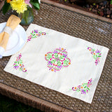 Summer Mandala Pillow Pair