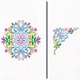 Butterfly and Blooms Pillow Pair