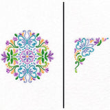 Butterfly and Blooms Pillow Pair