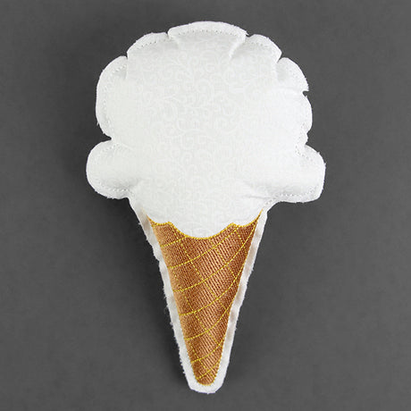Summer Sweets - Ice Cream Cone Stuffie (In-the-Hoop)