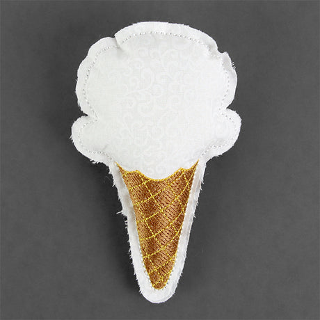 Summer Sweets - Ice Cream Cone Stuffie (In-the-Hoop)