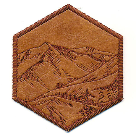 Hexagon Nature Coaster 1 (In-the-Hoop)