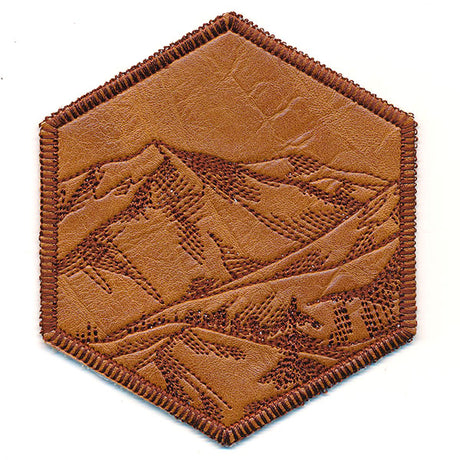 Hexagon Nature Coaster 1 (In-the-Hoop)