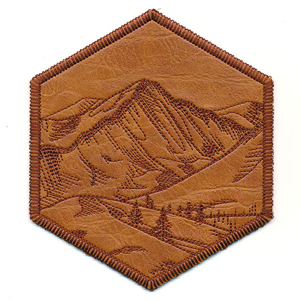 Hexagon Nature Coaster 2 (In-the-Hoop)