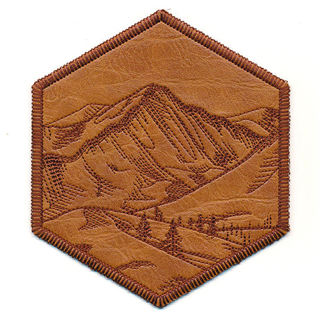 Hexagon Nature Coaster 2 (In-the-Hoop)