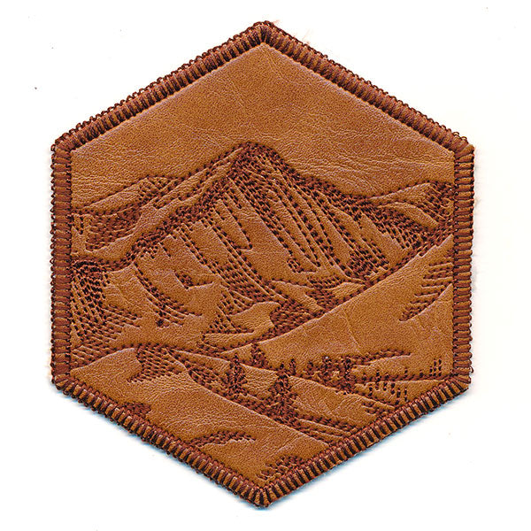 Hexagon Nature Coaster 2 (In-the-Hoop)