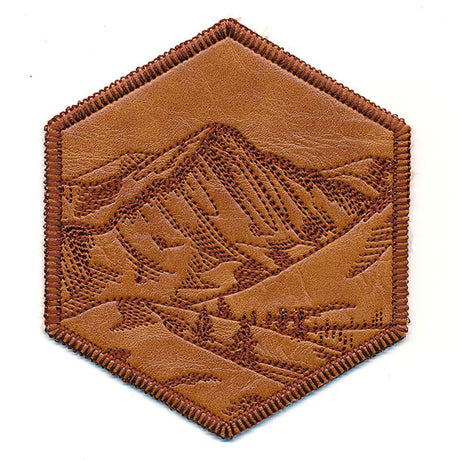 Hexagon Nature Coaster 2 (In-the-Hoop)