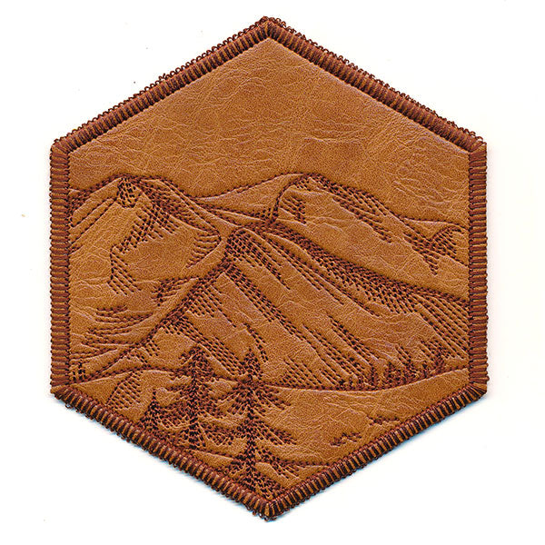 Hexagon Nature Coaster 3 (In-the-Hoop)