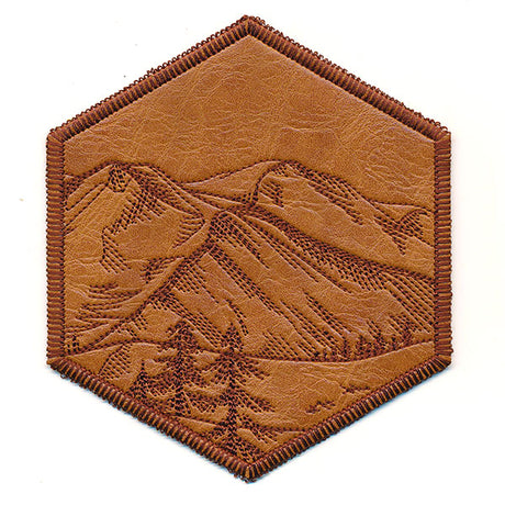 Hexagon Nature Coaster 3 (In-the-Hoop)