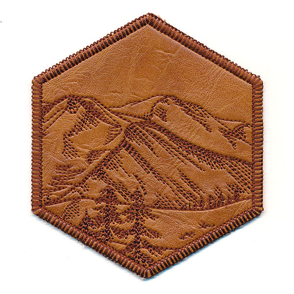 Hexagon Nature Coaster 3 (In-the-Hoop)