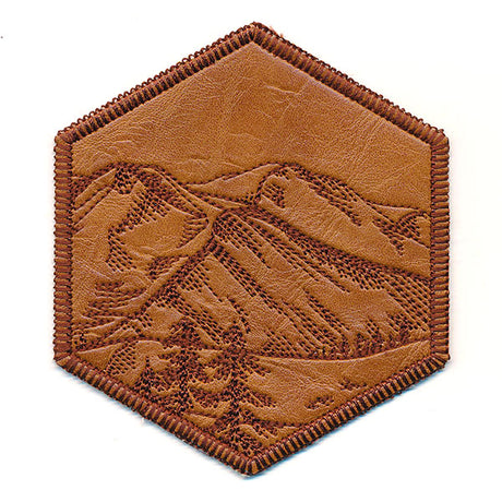 Hexagon Nature Coaster 3 (In-the-Hoop)