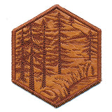 Hexagon Nature Coaster 4 (In-the-Hoop)