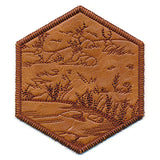 Hexagon Nature Coaster 6 (In-the-Hoop)