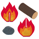 3D Campfire Set (In-the-Hoop)