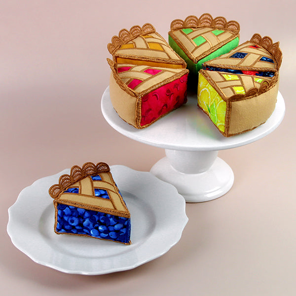 Cherry Pie Slice Pincushion (In-the-Hoop)