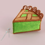 Cherry Pie Slice Pincushion (In-the-Hoop)