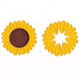 Sweet Sunflower Wine Glass Coaster (Lace)