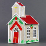 3D Christmas Village - Country Church (In-the-Hoop)