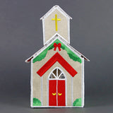 3D Christmas Village - Country Church (In-the-Hoop)