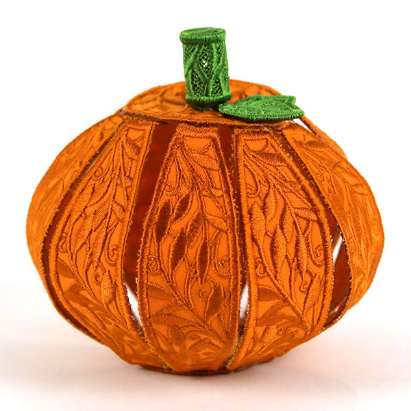 Fancy Filigree Pumpkin in 3D (In-the-Hoop)