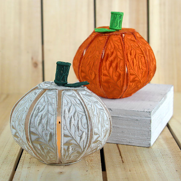 Fancy Filigree Pumpkin in 3D (In-the-Hoop)