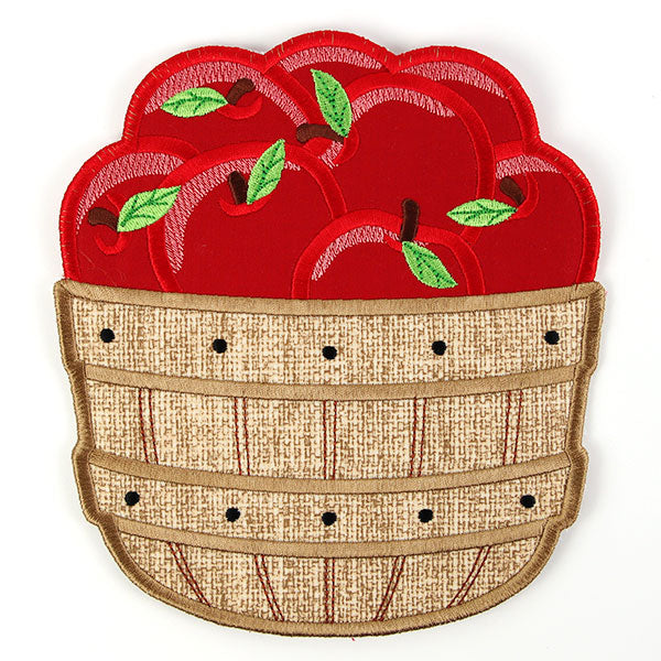 Bushel of Apples Trivet (In-the-Hoop)