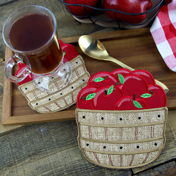 Bushel of Apples Trivet (In-the-Hoop)