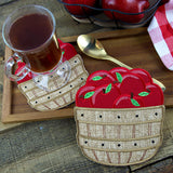 Bushel of Apples Trivet (In-the-Hoop)