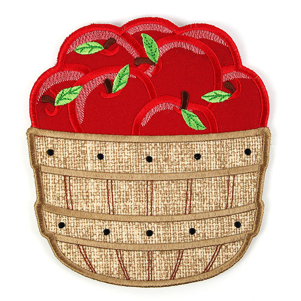 Bushel of Apples Trivet (In-the-Hoop)