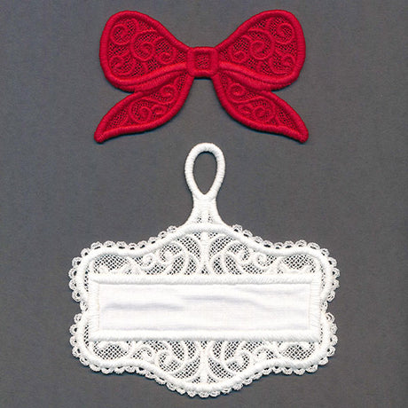 Layers of Christmas Cheer Gift Tag Ornament (Lace)