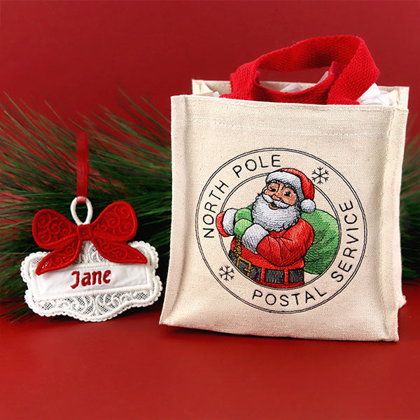 Layers of Christmas Cheer Gift Tag Ornament (Lace)