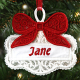 Layers of Christmas Cheer Gift Tag Ornament (Lace)