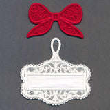 Layers of Christmas Cheer Gift Tag Ornament (Lace)